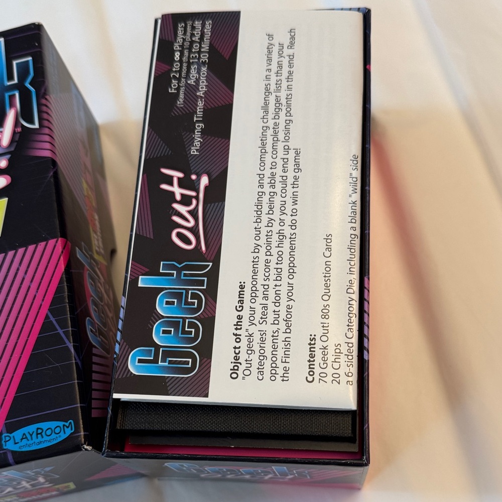 Geek Out! The 80s Edition Game - new - Picture 2 of 8